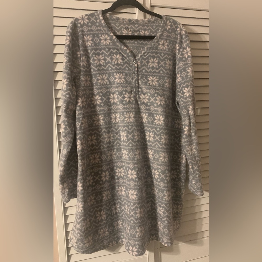 Croft and Barrow Intimates Fleece Nightgown